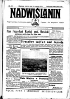 Nadwiślanin. Gazeta Ziemi Chełmińskiej, 1935.09.29 R. 17 nr 116