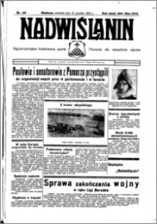 Nadwiślanin. Gazeta Ziemi Chełmińskiej, 1935.12.15 R. 17 nr 149