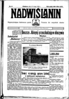 Nadwiślanin. Gazeta Ziemi Chełmińskiej, 1936.02.04-05 R. 18 nr 13