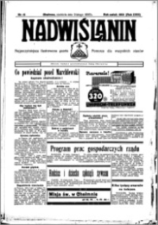 Nadwiślanin. Gazeta Ziemi Chełmińskiej, 1936.02.09 R. 18 nr 15