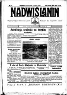 Nadwiślanin. Gazeta Ziemi Chełmińskiej, 1936.02.13 R. 18 nr 17