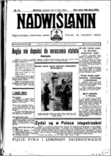 Nadwiślanin. Gazeta Ziemi Chełmińskiej, 1936.07.12 R. 18 nr 78
