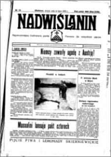 Nadwiślanin. Gazeta Ziemi Chełmińskiej, 1936.07.14 R. 18 nr 79
