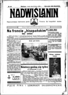 Nadwiślanin. Gazeta Ziemi Chełmińskiej, 1936.07.28 R. 18 nr 85
