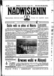 Nadwiślanin. Gazeta Ziemi Chełmińskiej, 1936.08.04 R. 18 nr 88