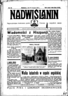 Nadwiślanin. Gazeta Ziemi Chełmińskiej, 1936.08.08-09 R. 18 nr 90