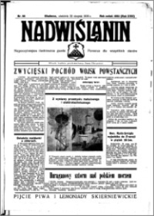 Nadwiślanin. Gazeta Ziemi Chełmińskiej, 1936.08.30 R. 18 nr 99