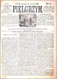 Pielgrzym, pismo religijne dla ludu 1883 nr 7