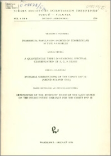 Studia Societatis Scientiarum Torunensis. Sectio F, Astronomia Vol. 5 nr 6 (1976)