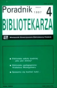 Poradnik Bibliotekarza 1997, nr 4