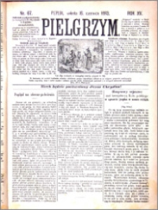 Pielgrzym, pismo religijne dla ludu 1883 nr 67
