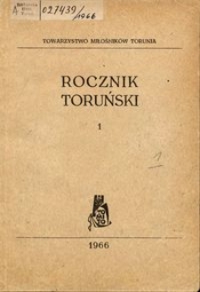 Rocznik Toruński 1 (1966)