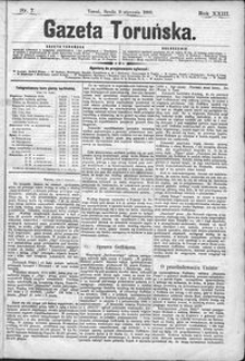 Gazeta Toruńska 1889, R. 23 nr 7