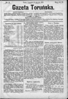 Gazeta Toruńska 1889, R. 23 nr 8