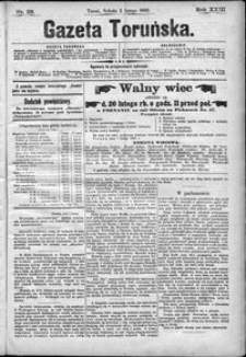 Gazeta Toruńska 1889, R. 23 nr 28