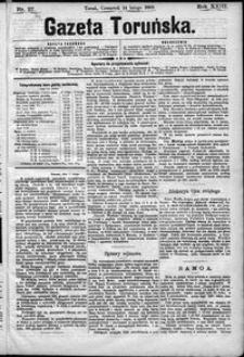 Gazeta Toruńska 1889, R. 23 nr 37