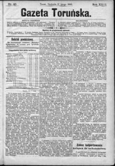 Gazeta Toruńska 1889, R. 23 nr 40