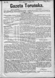 Gazeta Toruńska 1889, R. 23 nr 43