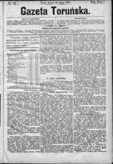 Gazeta Toruńska 1889, R. 23 nr 45