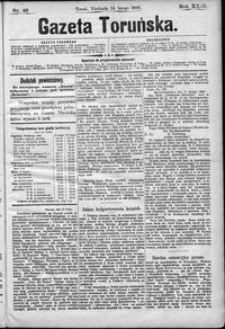 Gazeta Toruńska 1889, R. 23 nr 46