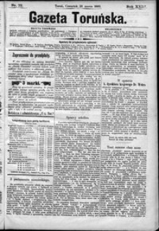 Gazeta Toruńska 1889, R. 23 nr 72