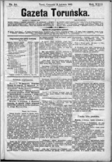 Gazeta Toruńska 1889, R. 23 nr 84