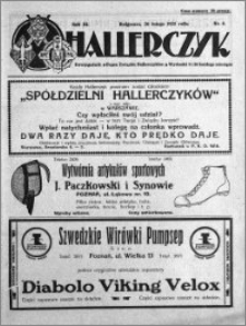 Hallerczyk. Organ Związku Hallerczyków 1925.02.20 R.3 nr 4