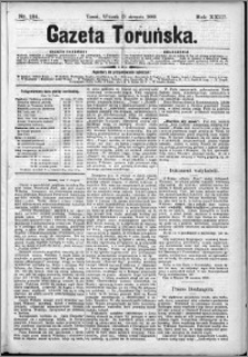 Gazeta Toruńska 1889, R. 23 nr 184