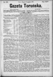 Gazeta Toruńska 1889, R. 23 nr 208