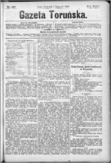Gazeta Toruńska 1889, R. 23 nr 257