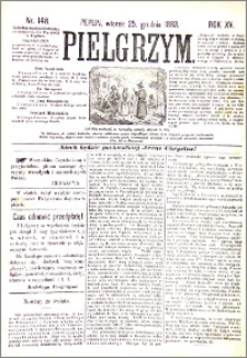 Pielgrzym, pismo religijne dla ludu 1883 nr 148