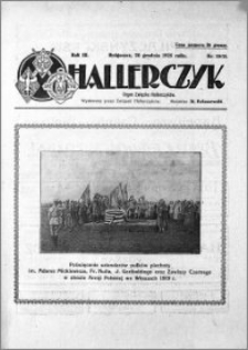 Hallerczyk. Organ Związku Hallerczyków 1925.12.20 R.3 nr 20-21