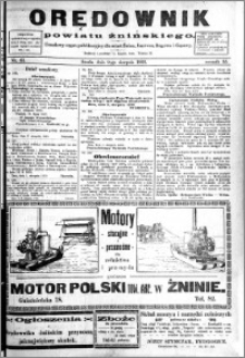 Orędownik Powiatu Żnińskiego 1922.08.09 R.35 nr 61