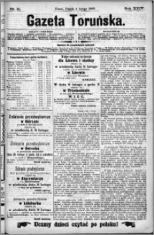 Gazeta Toruńska 1890, R. 24 nr 31