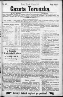 Gazeta Toruńska 1890, R. 24 nr 40