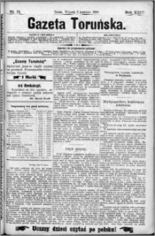 Gazeta Toruńska 1890, R. 24 nr 75