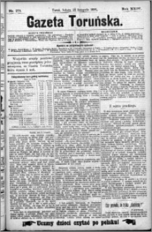Gazeta Toruńska 1890, R. 24 nr 271