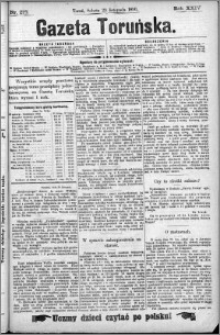Gazeta Toruńska 1890, R. 24 nr 277