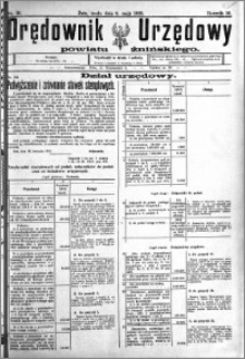 Orędownik Urzędowy powiatu Żnińskiego 1923.05.09 R.36 nr 36