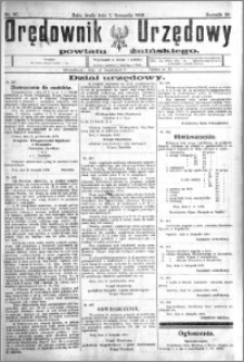 Orędownik Urzędowy powiatu Żnińskiego 1923.11.07 R.36 nr 87