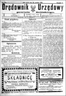 Orędownik Urzędowy powiatu Żnińskiego 1924.12.24 R.37 nr 100