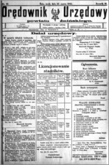 Orędownik Urzędowy powiatu Żnińskiego 1925.03.25 R.38 nr 23