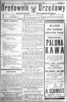 Orędownik Urzędowy powiatu Żnińskiego 1925.04.04 R.38 nr 26
