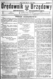 Orędownik Urzędowy powiatu Żnińskiego 1925.05.27 R.38 nr 40