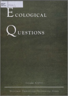 Ecological Questions Vol. 8 (2007)