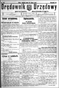 Orędownik Urzędowy powiatu Żnińskiego 1927.07.23 R.40 nr 56