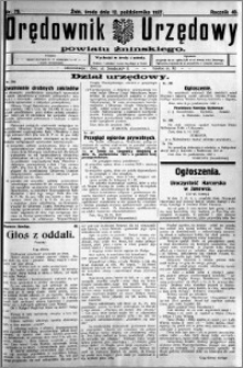 Orędownik Urzędowy powiatu Żnińskiego 1927.10.12 R.40 nr 79