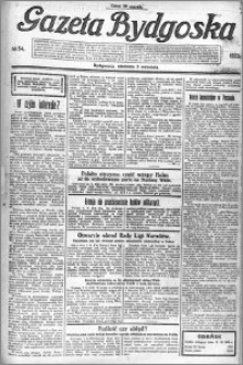 Gazeta Bydgoska 1922.09.03 R.1 nr 54