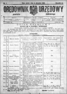 Orędownik Urzędowy powiatu Żnińskiego 1928.01.04 R.41 nr 1