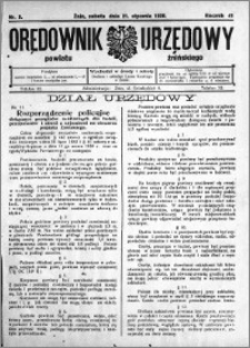 Orędownik Urzędowy powiatu Żnińskiego 1928.01.21 R.41 nr 5